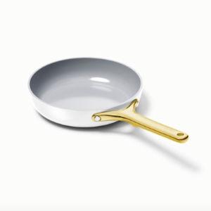 Caraway Non-Stick Ceramic-Coated 8” Fry Pan (Gold & White)