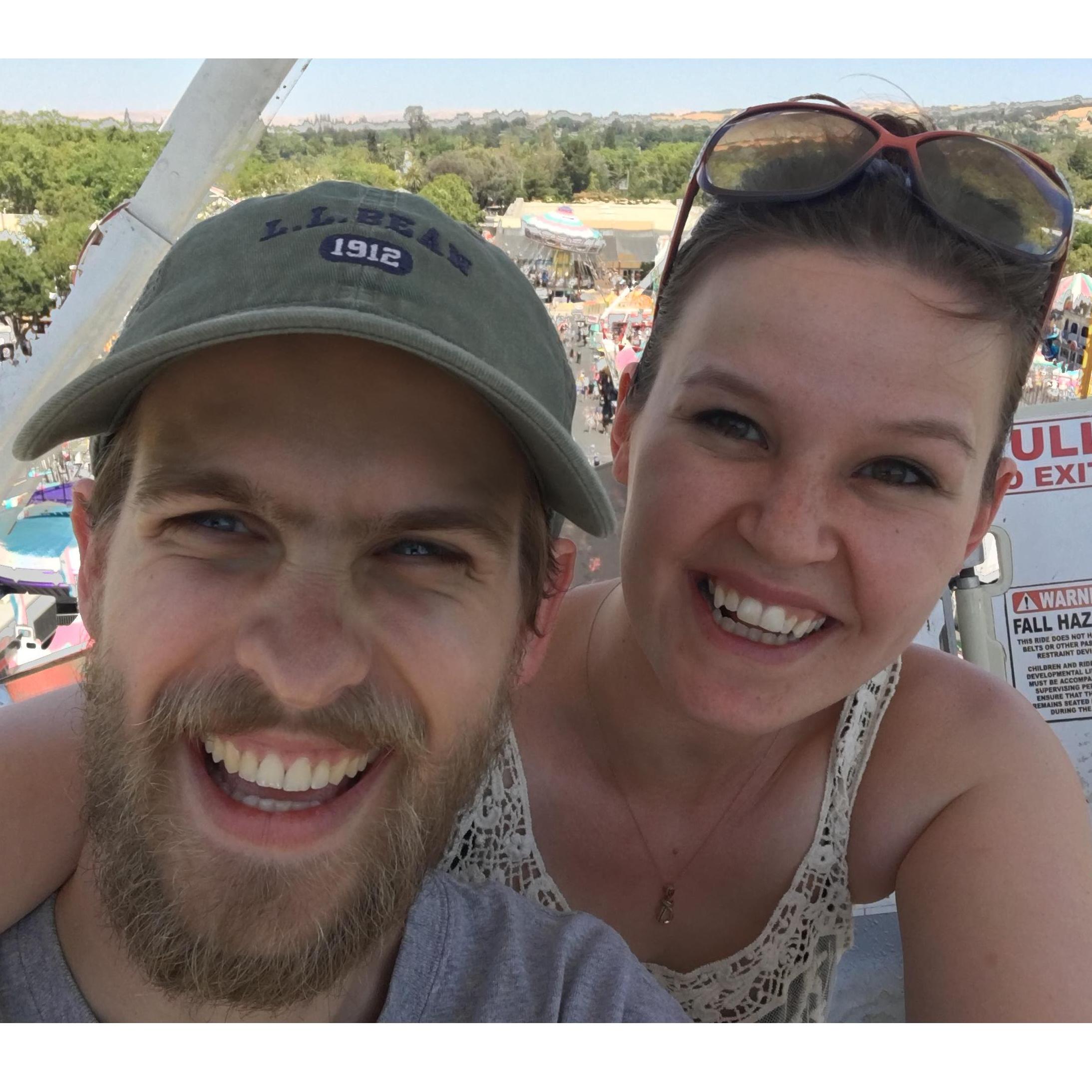 Kirstie's birthday 2016. We went to the county fair.