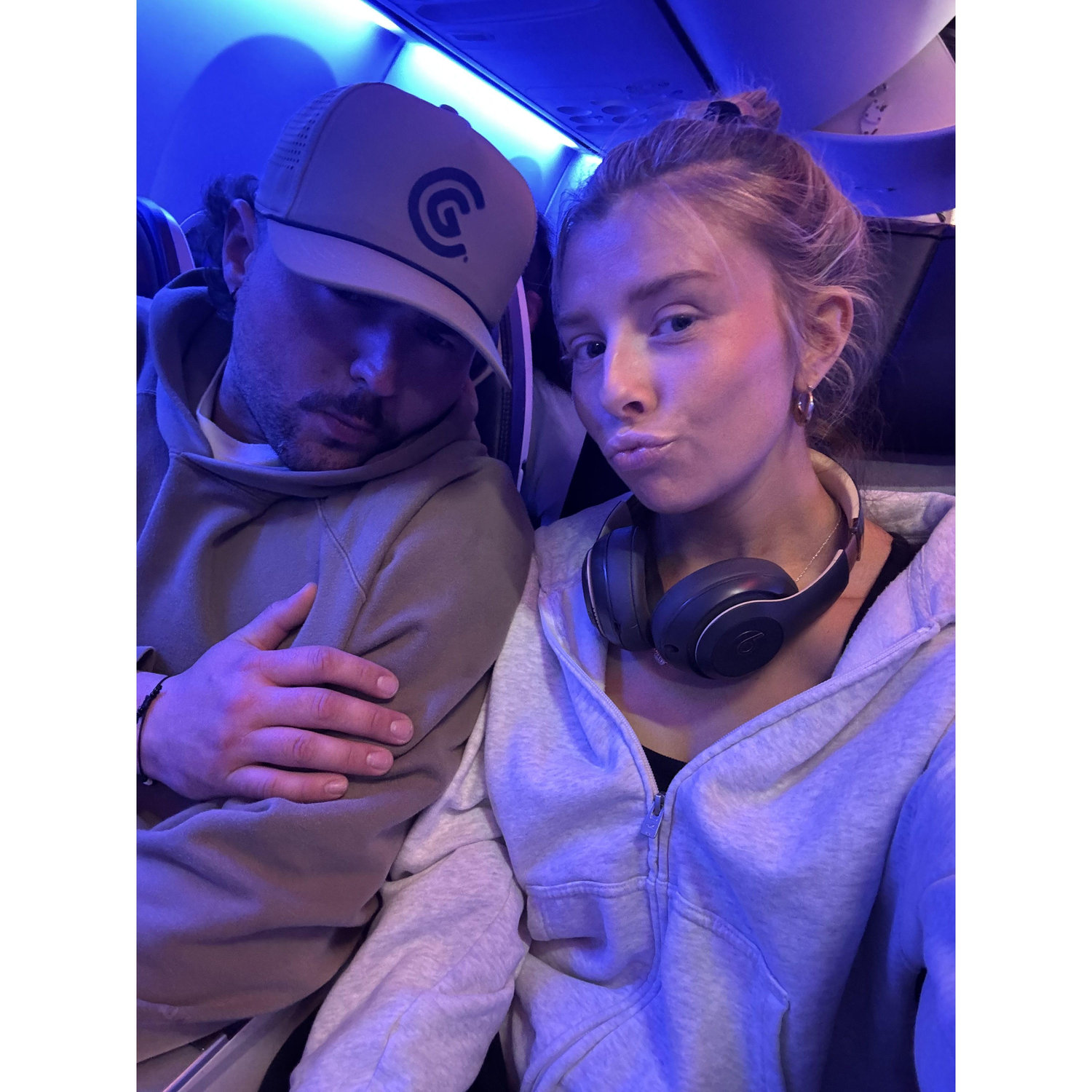 We started traveling together...