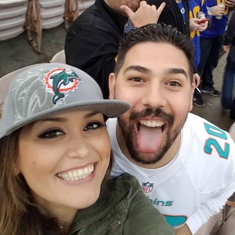 Our first Dolphins game