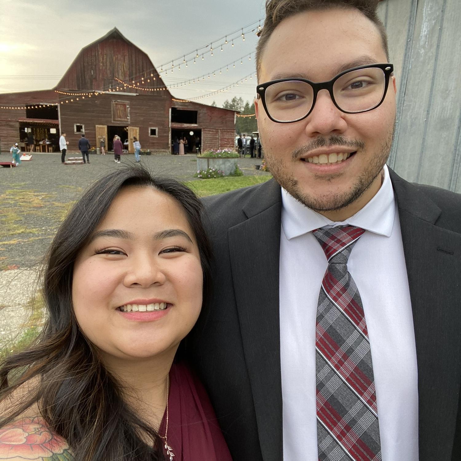 Spokane, 2023 - Deedee’s friend, Briana’s wedding. Our 3rd wedding together!