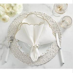 Pearl Napkin Ring Set of 4