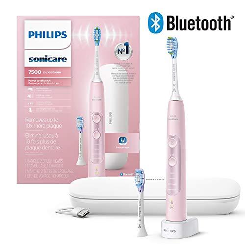 Philips Sonicare ExpertClean 7500 Rechargeable Electric Toothbrush, Pink HX9690/07