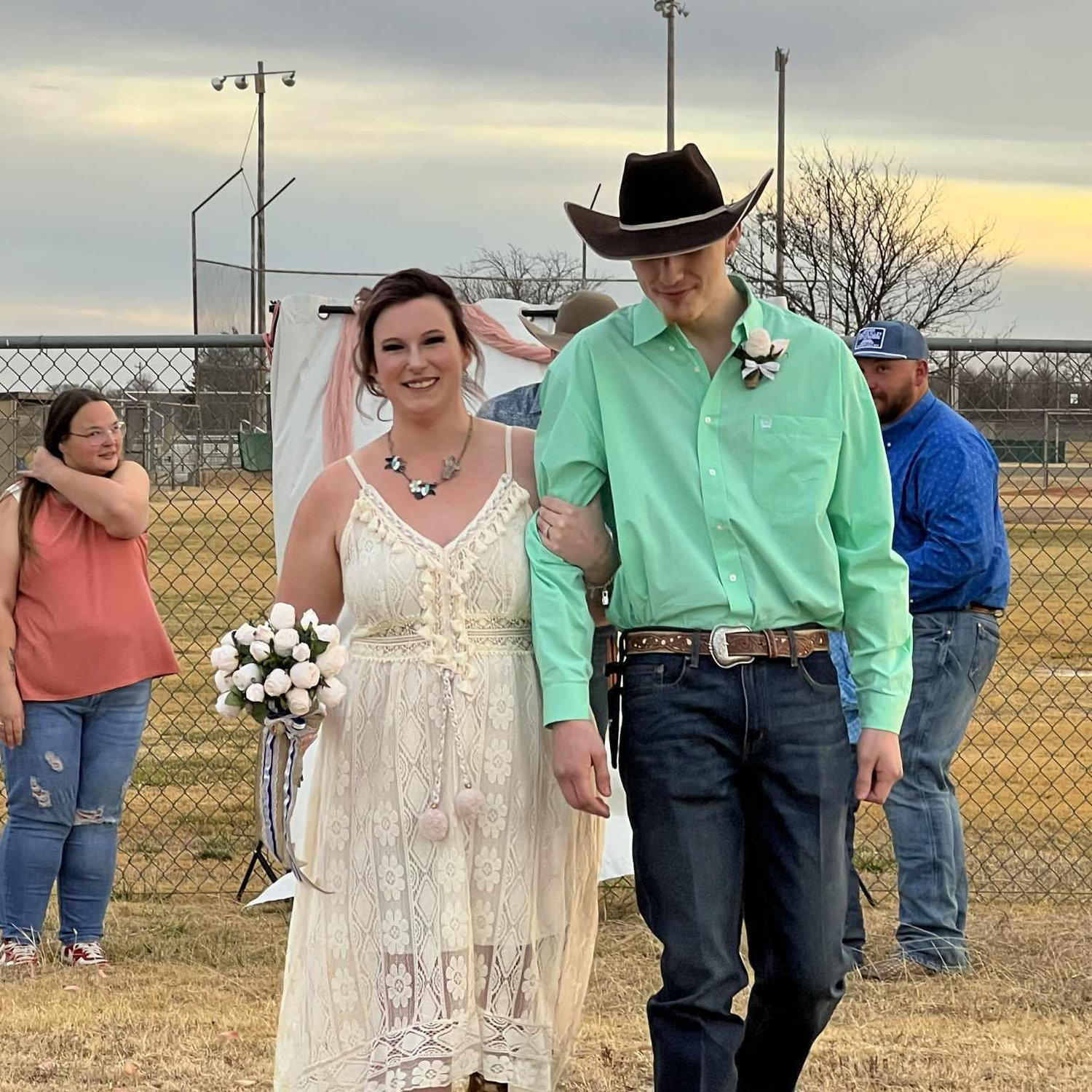 First walk as Mr & Mrs. Newkirk