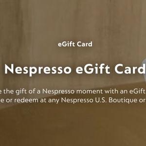 Purchase a Coffee eGift Card | Nespresso USA