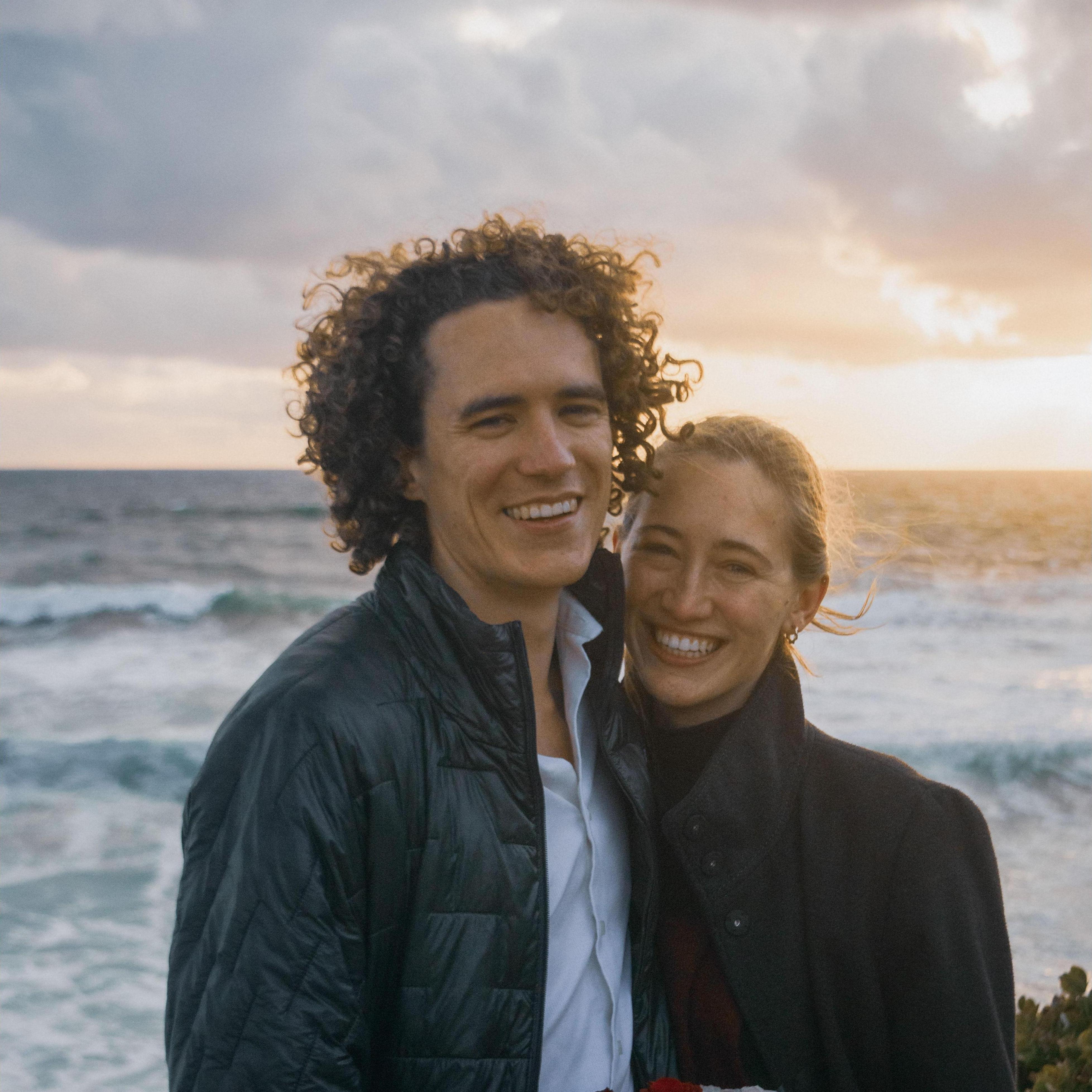 Engagement photos from Windansea Beach 2024