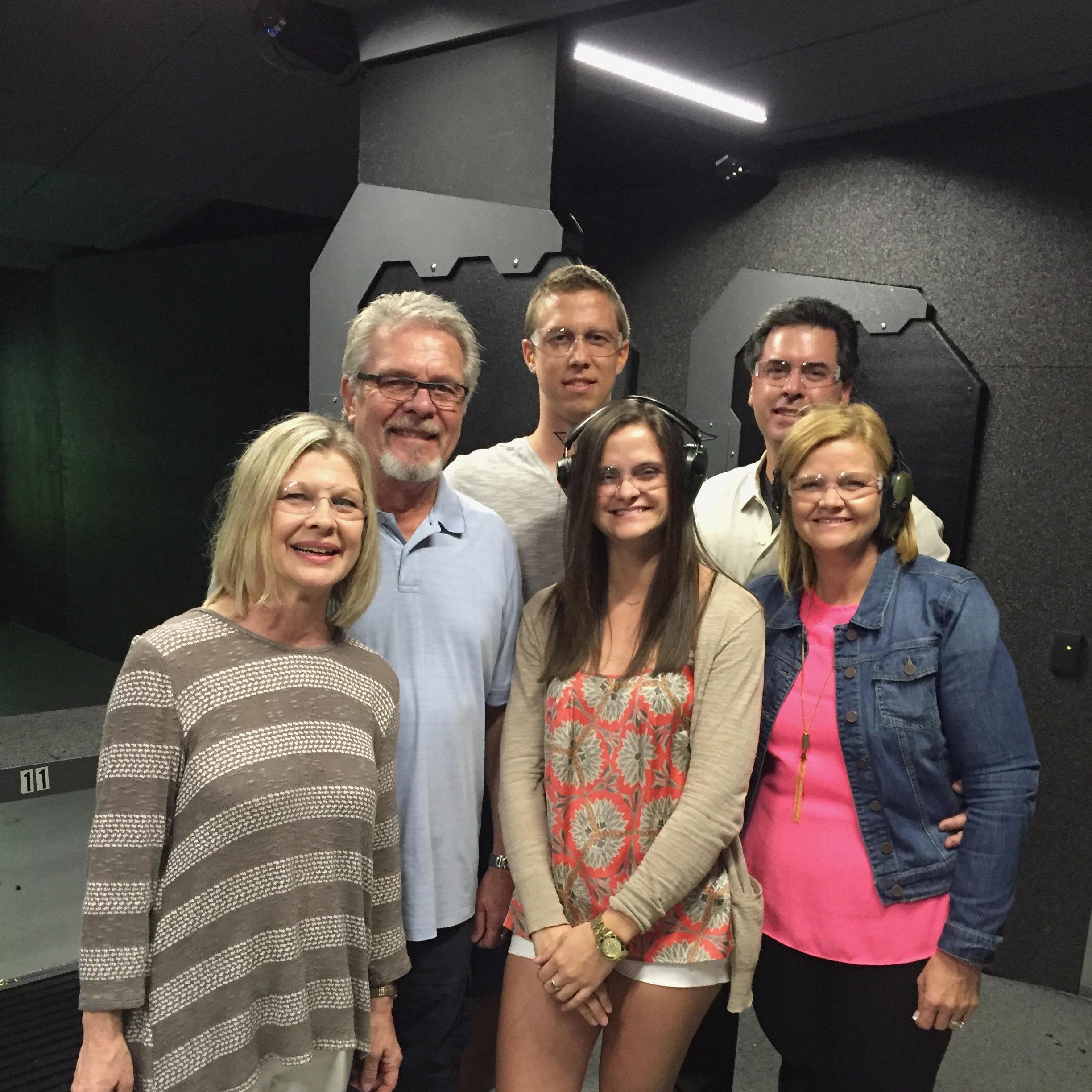 The parents meet! We figured shooting was a safe venue :)