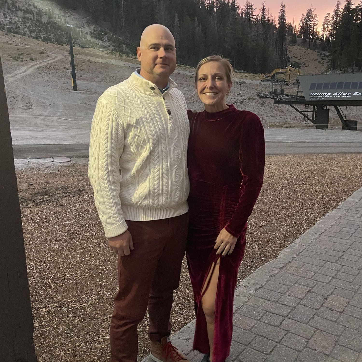 What are the odds? A wedding in Mammoth, a clear sky, and the Northern Lights making a guest appearance.