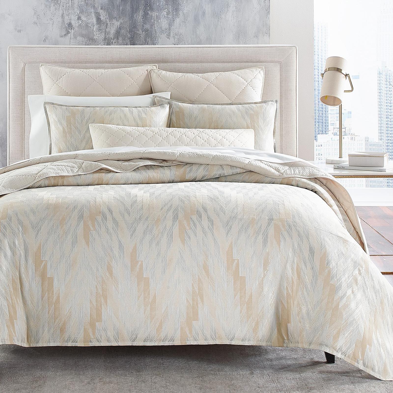 Macy's, Hotel Collection Textured Chevron 3Piece Comforter Set