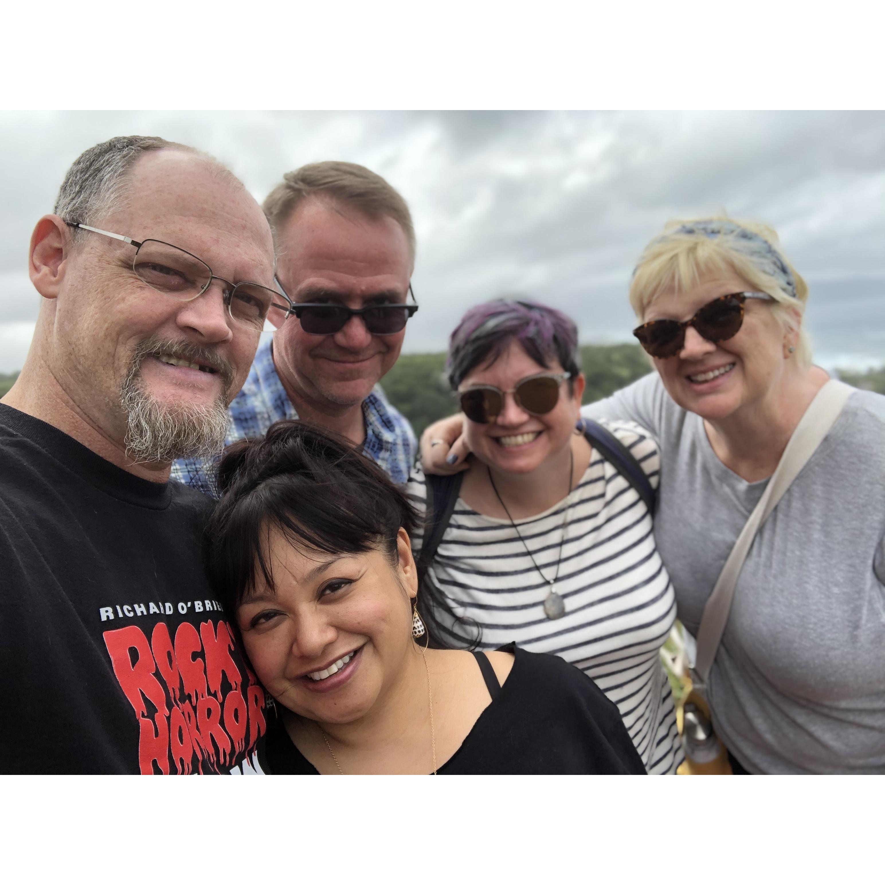 A visit with friends from Baltimore: Bob, Lisa, and Becky