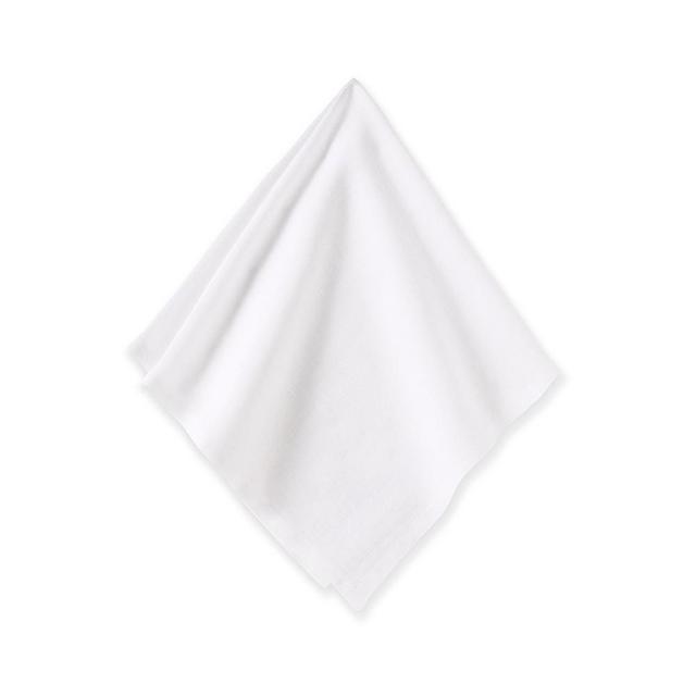 Italian Washed Linen Napkins, Set of 8, White