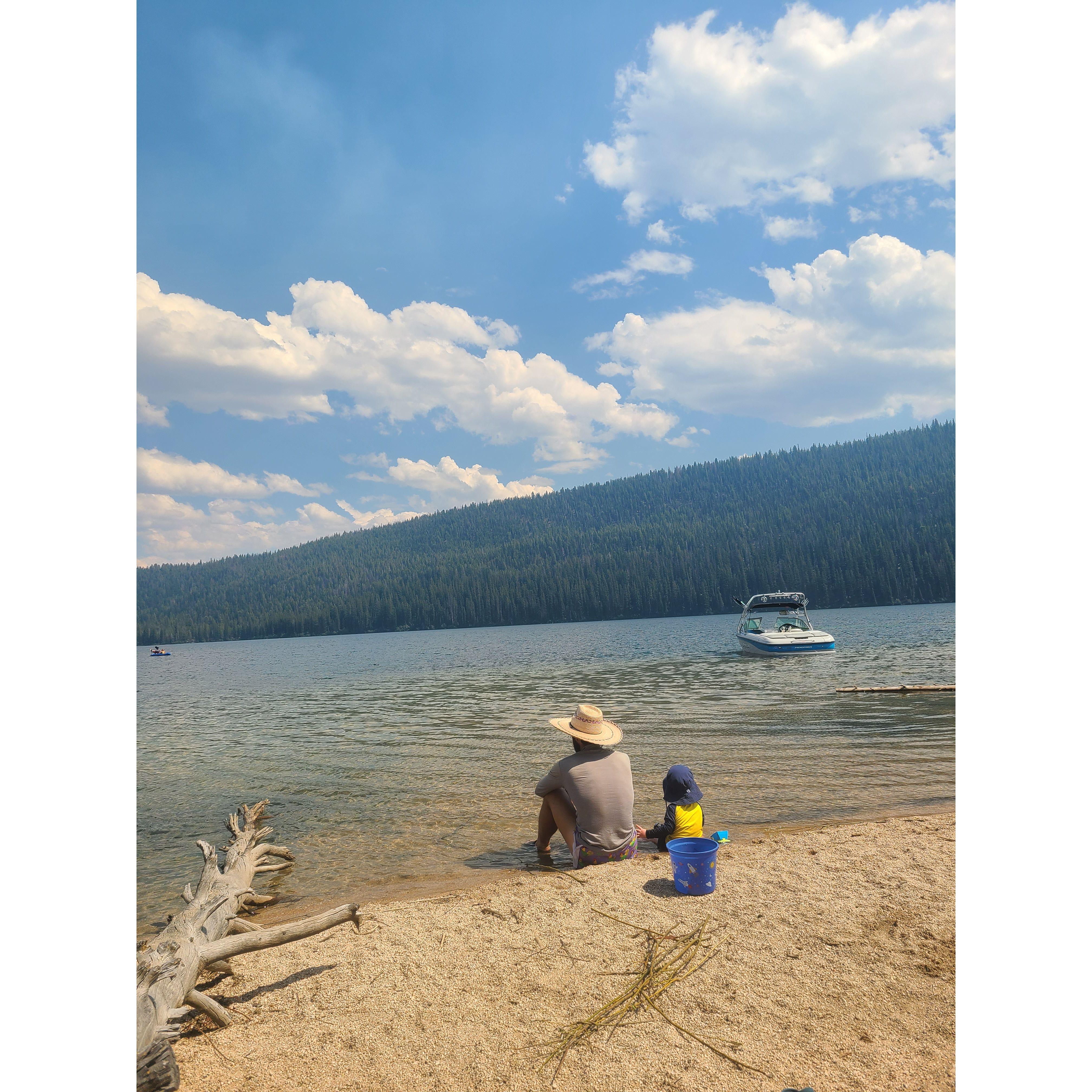As our kids grow up, they will get to join us on all of our adventures. - Saw Tooth Mountains, ID