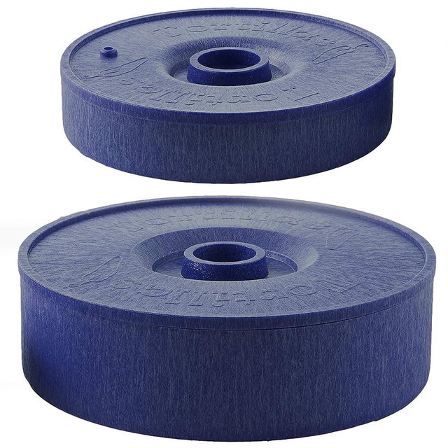 DOTERNITY Tortilla Warmer - Tortilla server -Pancake Keeper -One large & One small combination - Food Container - Perfect for Keeping Tortillas, Pancakes, Waffles Warm -Microwave Save(Blue)
