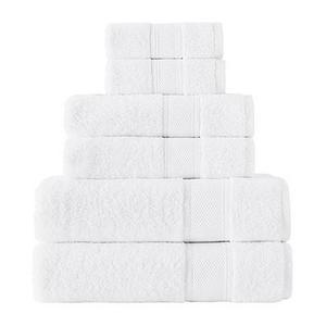 Towels in White (Set of 6)