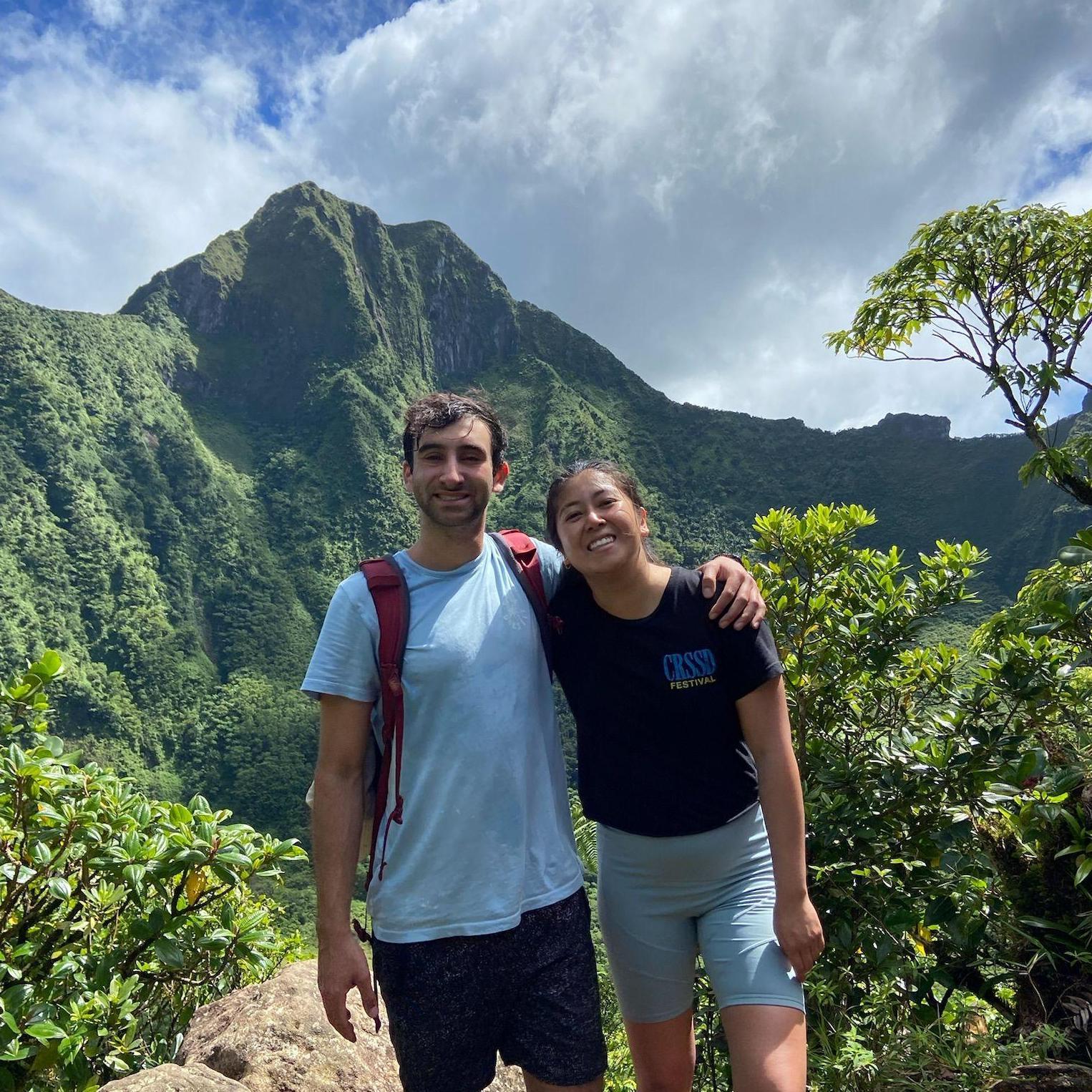 Valentines Day 2023 - Hiked to the top of a volcano in St Kitts & Nevis
