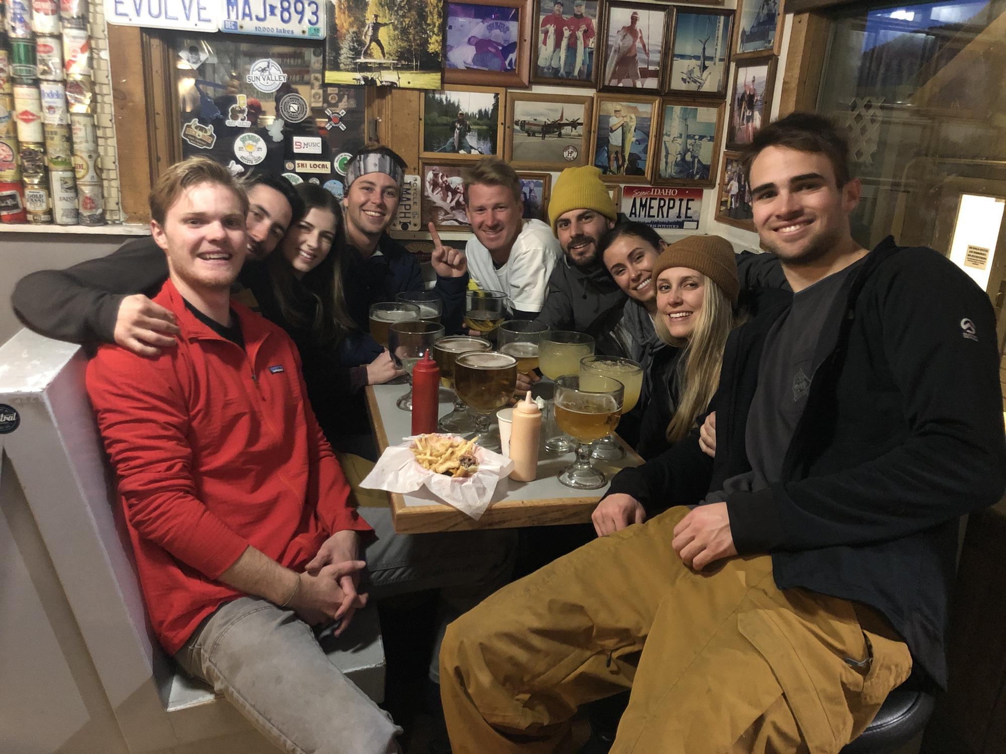 Grumpys after a big ski day!