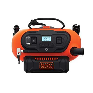 BLACK+DECKER 20V MAX Multi-purpose Inflator, Cordless & Corded Power - Tool Only (BDINF20C)