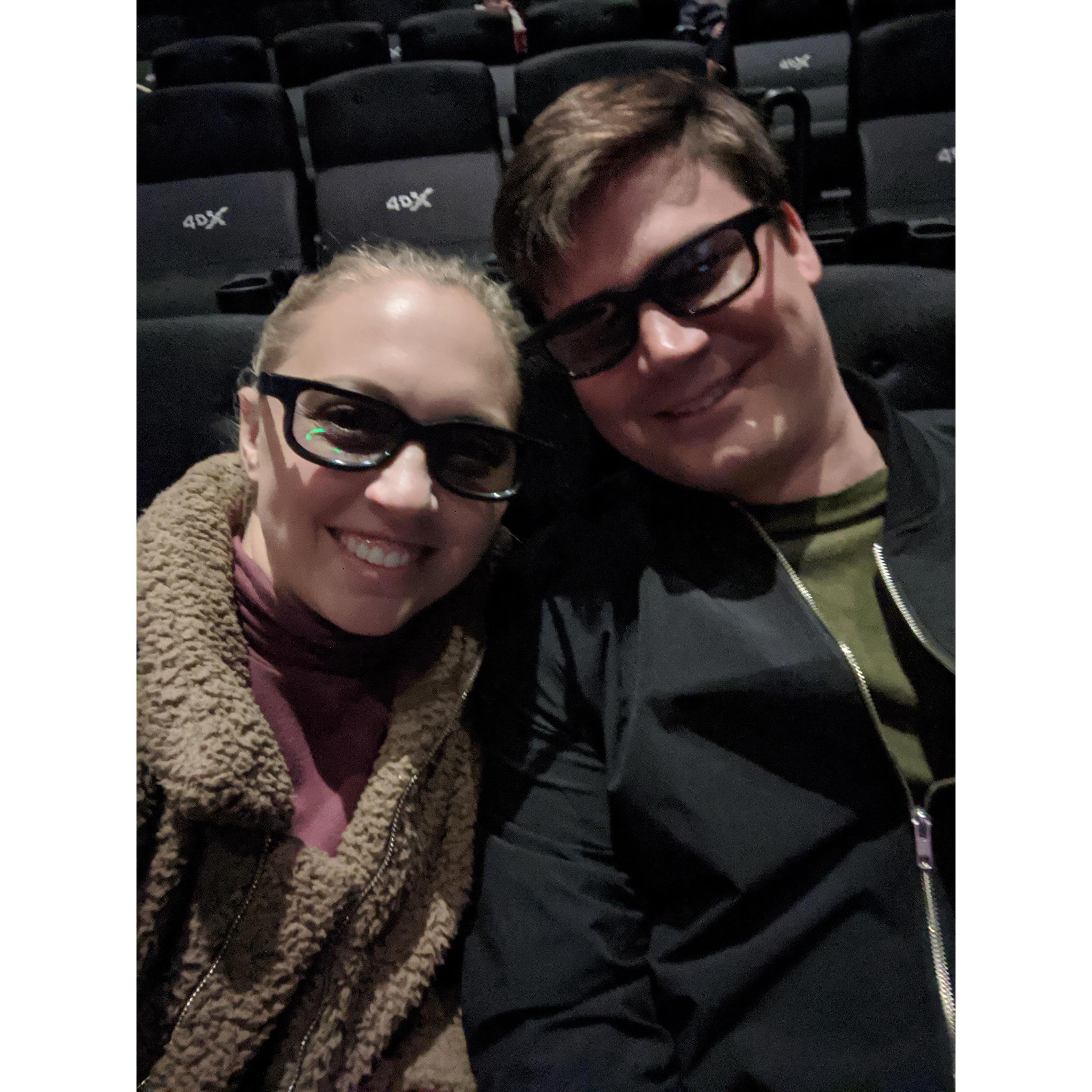Ask Matthew about the movie theatre he picked for this date night. 4DX is no joke.