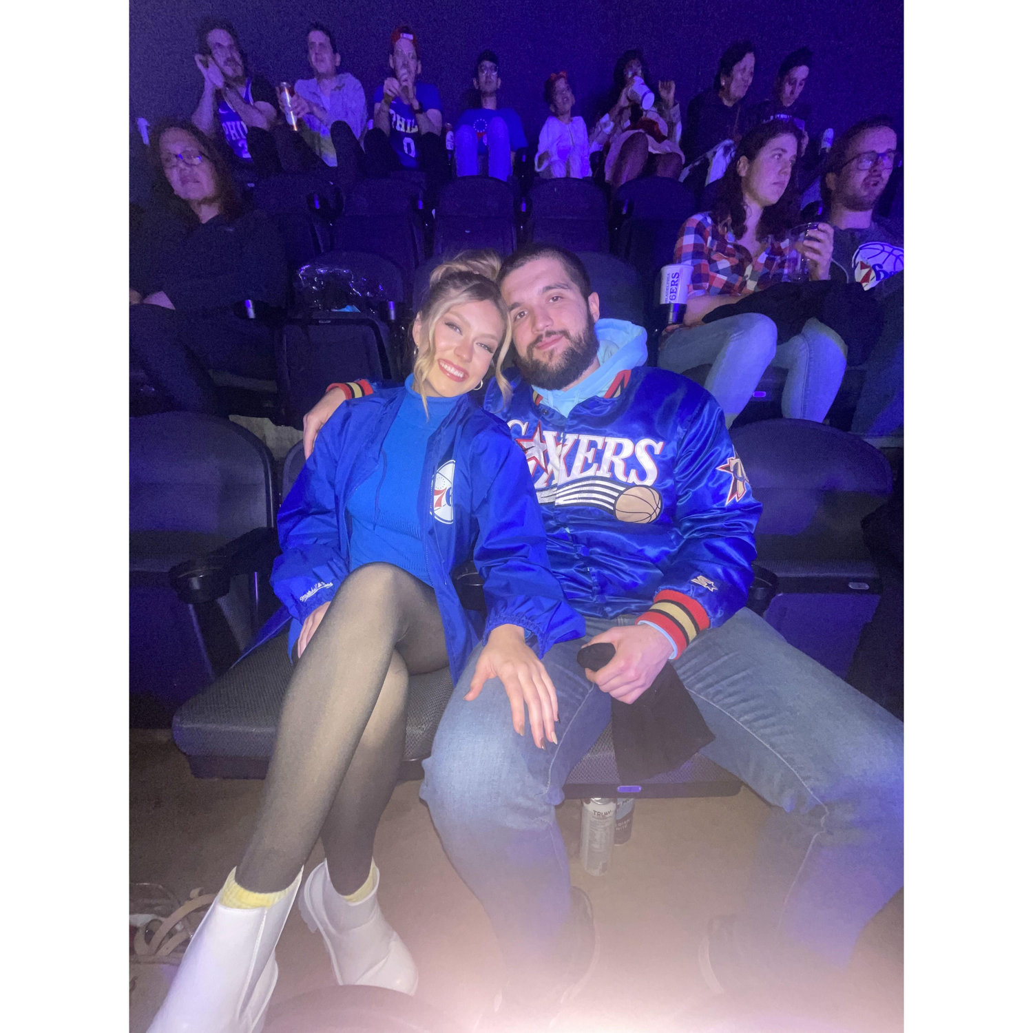Sixers game in Philly - December 2023