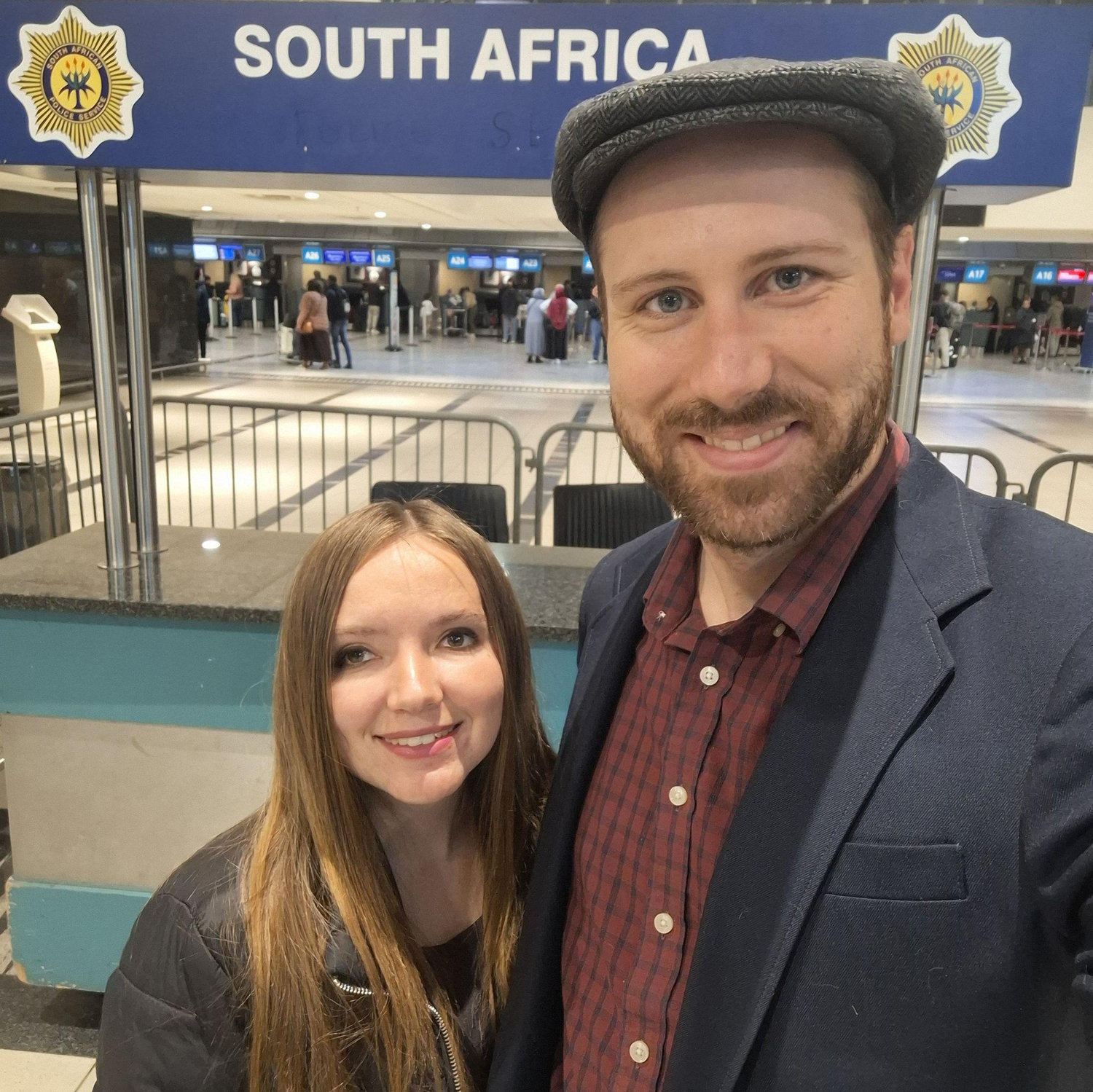 First airport goodbye.
