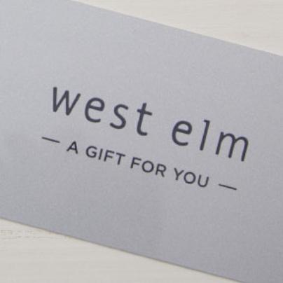 West Elm Gift Cards Towards Our Furniture