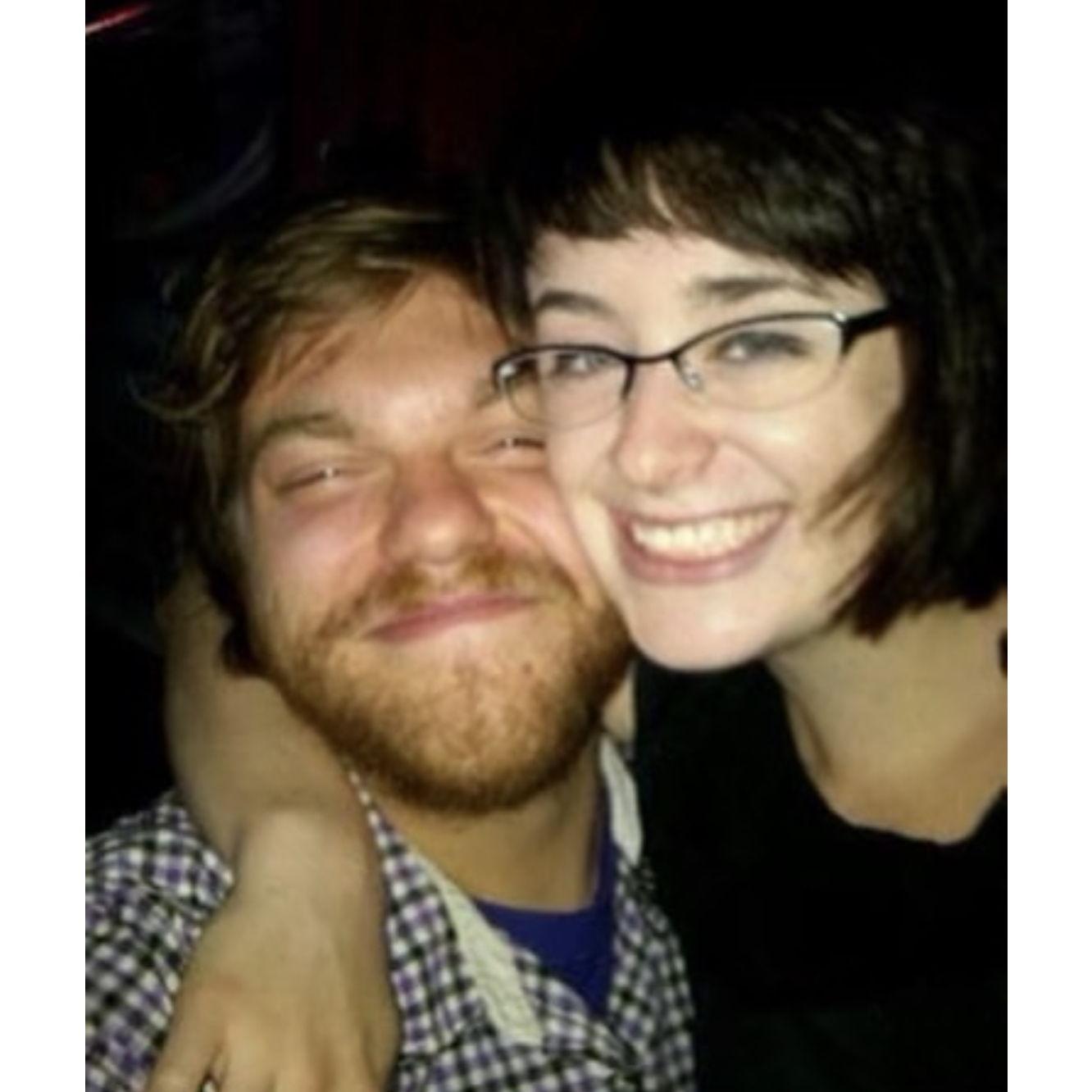 Our first photo together as a couple back in 2010