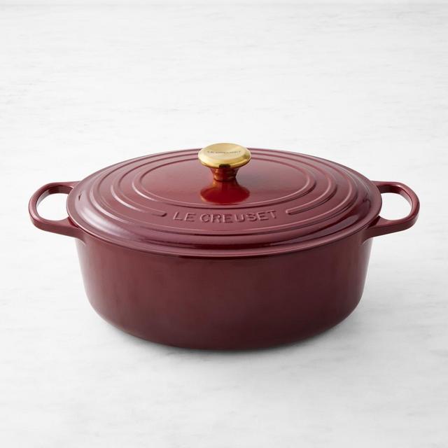 Le Creuset Signature Enameled Cast Iron Oval Dutch Oven, 8-Qt., Rhone
