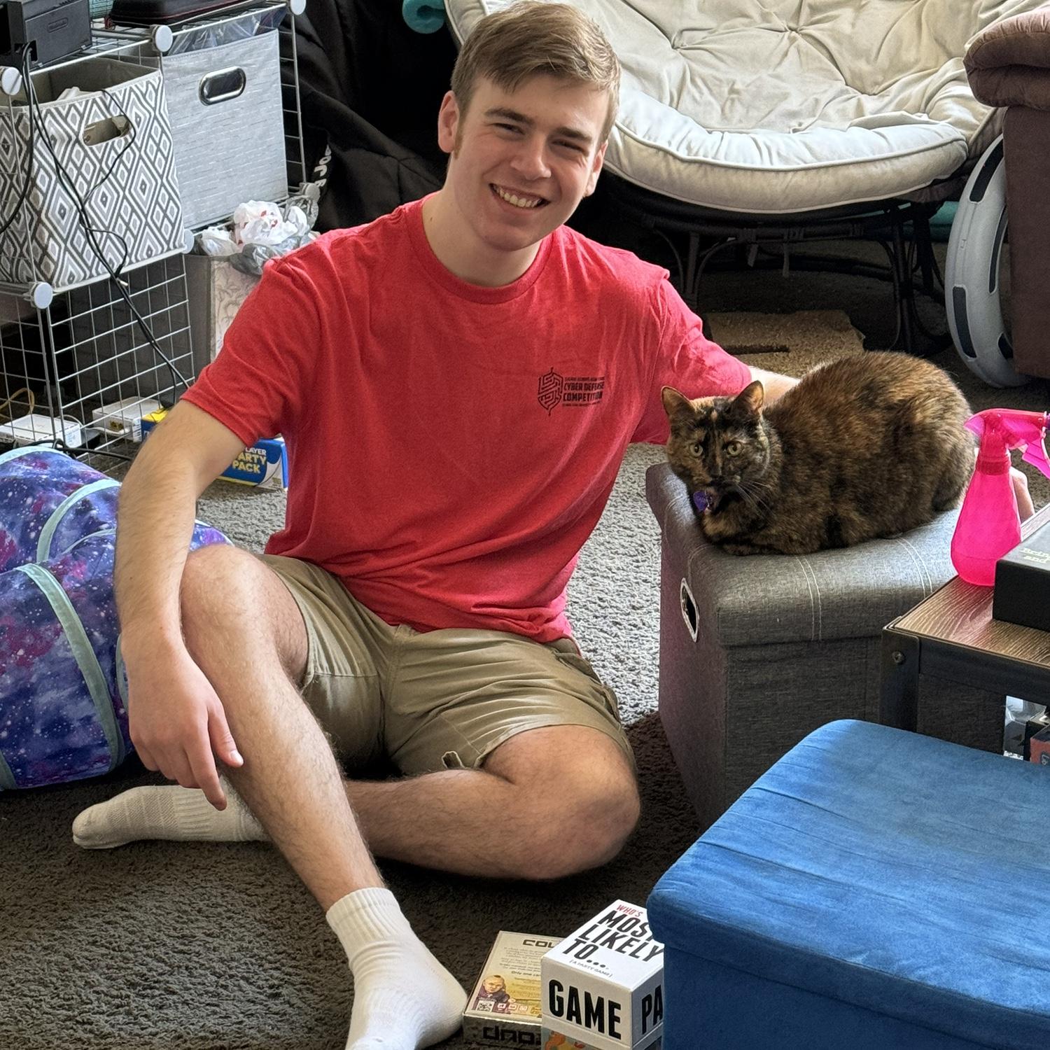 Wil and his kitty