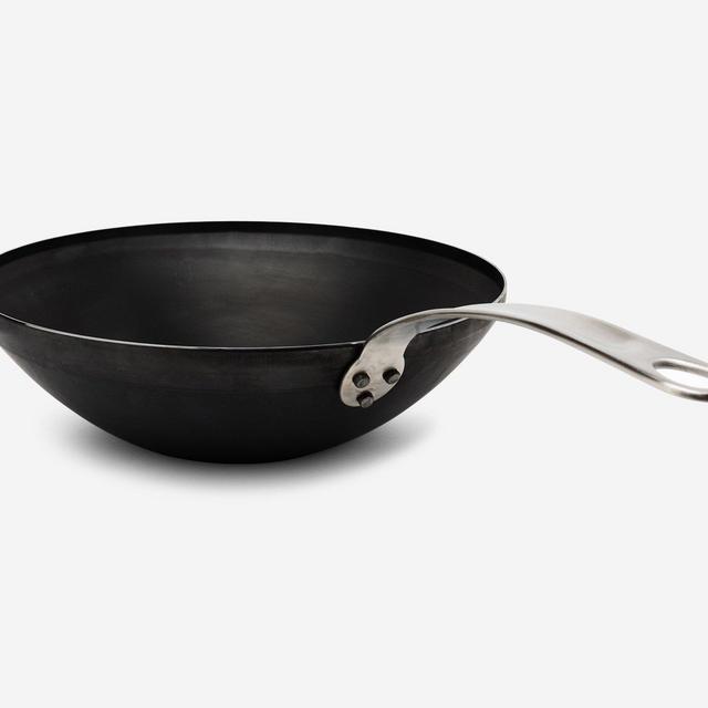 Blue Carbon Steel Wok