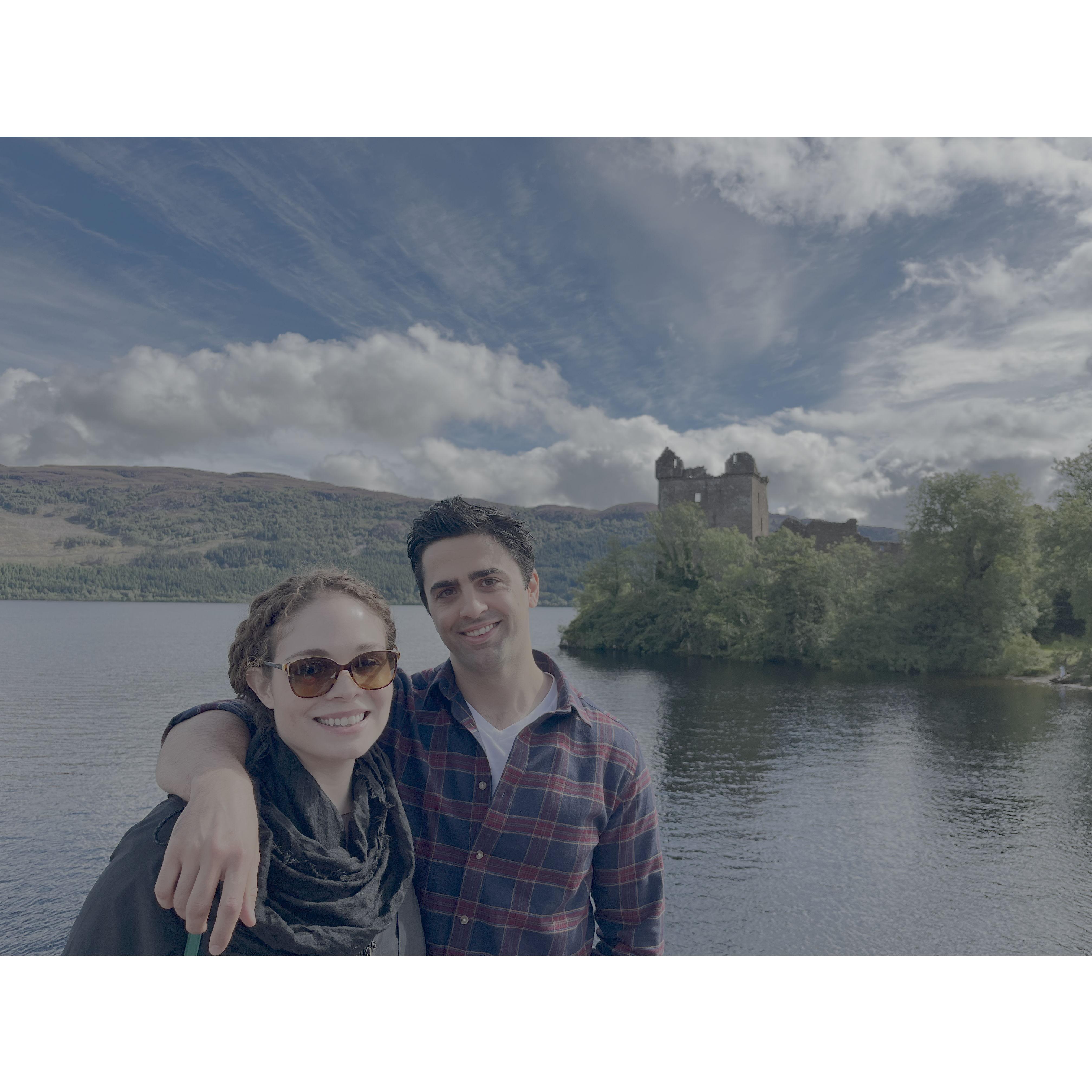 At Loch Ness in Scottland in 2023