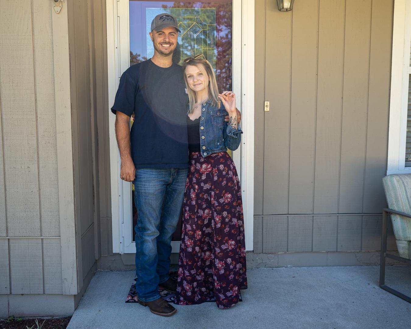 The day we closed on our first home! ♥️