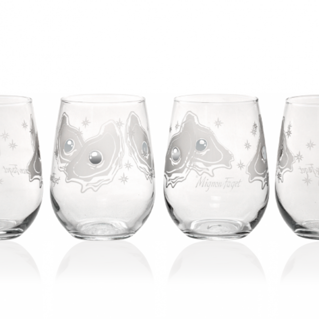 Oyster Platinum Stemless Glasses