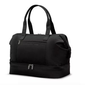 His - Black Color Samsonite Better Than Basic Drop Bottom Weekender Duffel - Macy's