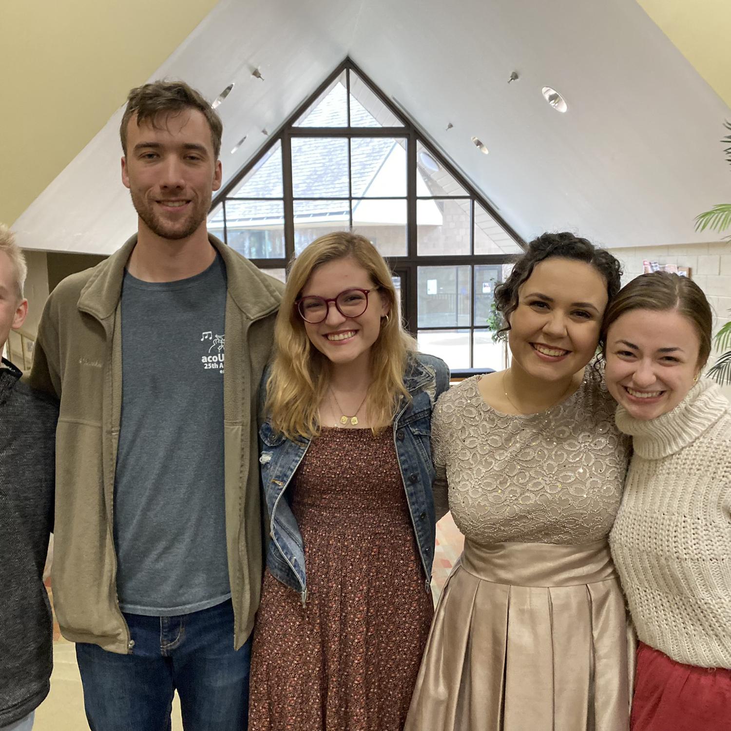 The friends that witnessed the day by day unfolding of our love story, March 2022