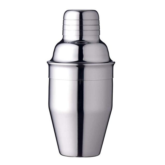 Delidge Cocktail Shaker Small Stainless Steel Wine Shaker with Strainer and Lid Top, Single Martini (8.4oz/250ml，small)