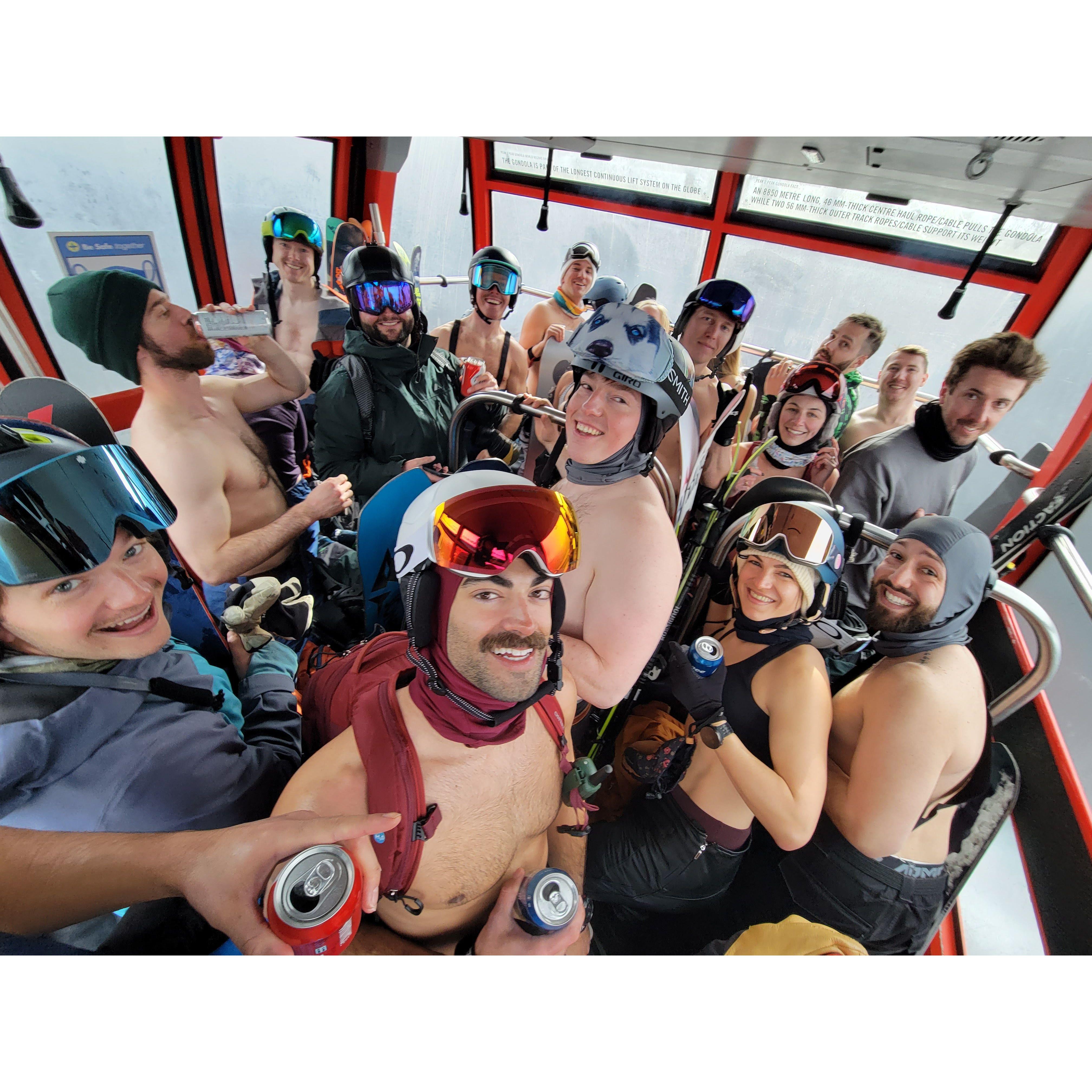 How many people can you fit into a Canadian Gondola?  If you are wondering, it is 26. - 3.10.23
