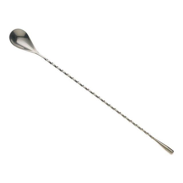 Barfly Teardrop Bar Spoon, End 11 13/16" (30 cm), Stainless Steel