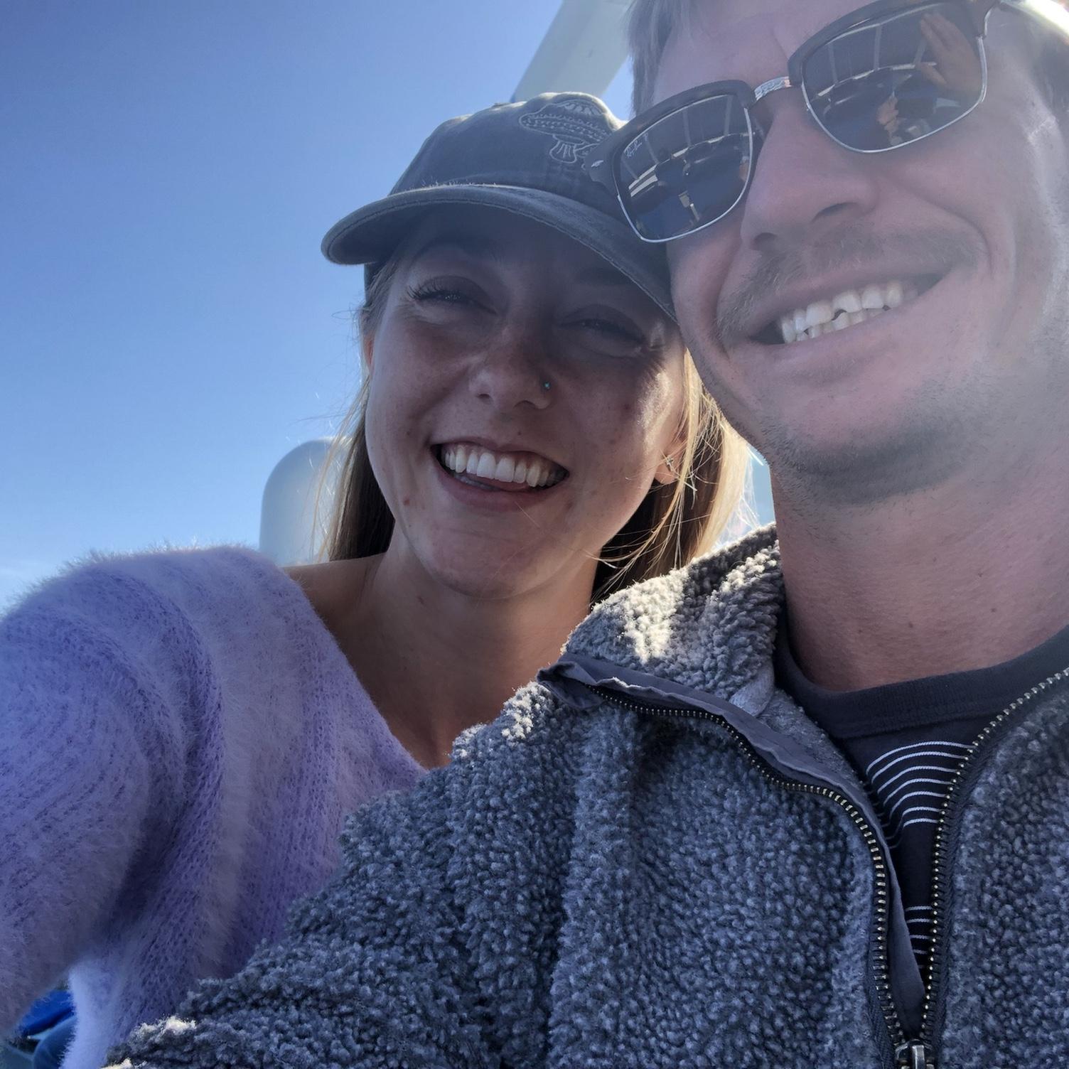 On the boat to Catalina for Grace’s Birthday