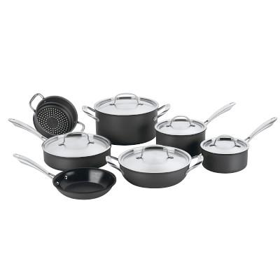 Cuisinart GreenGourmet Hard Anodized Nonstick 12-Piece Cookware Set