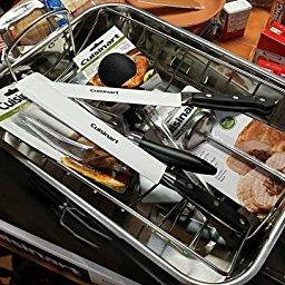 Cuisinart Chef's Classic Stainless 16-Inch Rectangular Roaster with Rack, 7117-16UR