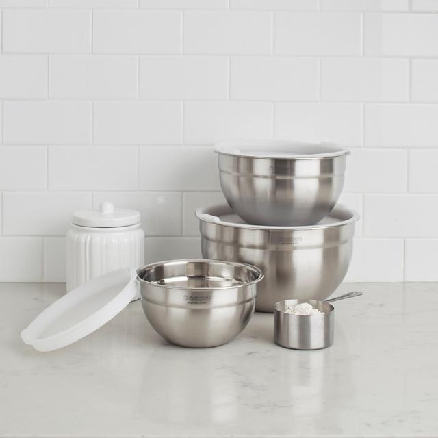 Cuisine Art - Stainless Steel Mixing Bowls with Lids