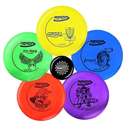 Innova Disc Golf Starter Set – Colors May Vary 160-180g – DX Putter, Mid-Range, Driver
