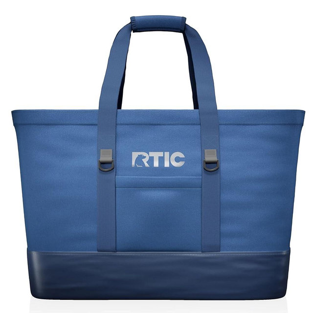 RTIC Everyday Insulated Tote Bag, Large Reusable Thermal Cooler with Zippered Top for Beach, Grocery, Shopping, 35 L Capacity