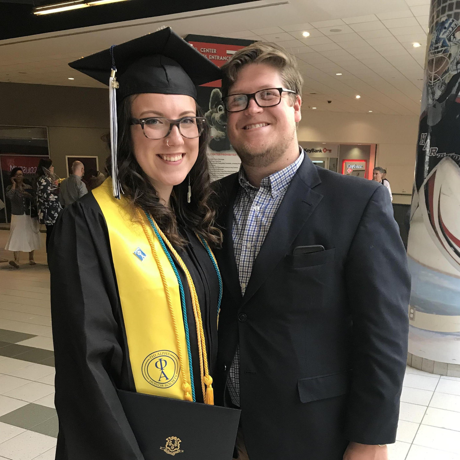 Evelyn's Graduation from CCSU with her Bachelors of Social Work