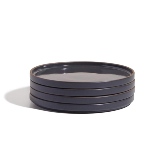 Our Place Salad Plates - Set of Four 8.5” Handcrafted Ceramic Plates | Versatile & Durable | Chip-Resistant, Restaurant-Grade | Char