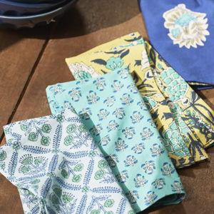 Kiara Mixed Cotton Napkins, Set of 4