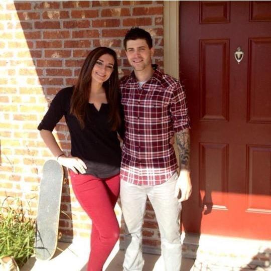 First couple pic sent home to the Vogel family - Killeen, TX.