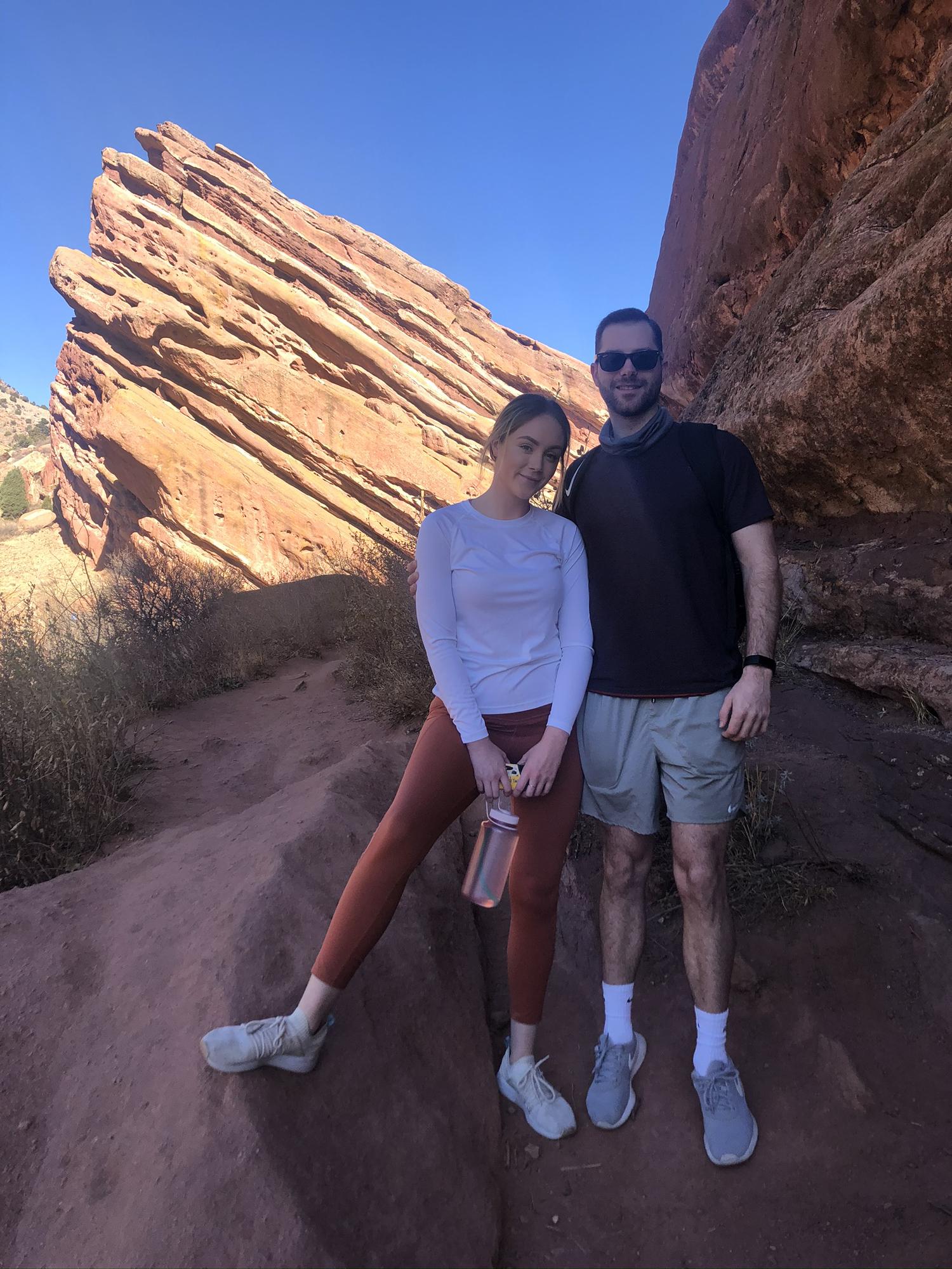 We went to Denver with our friends in 2020, and here we are at Red Rocks