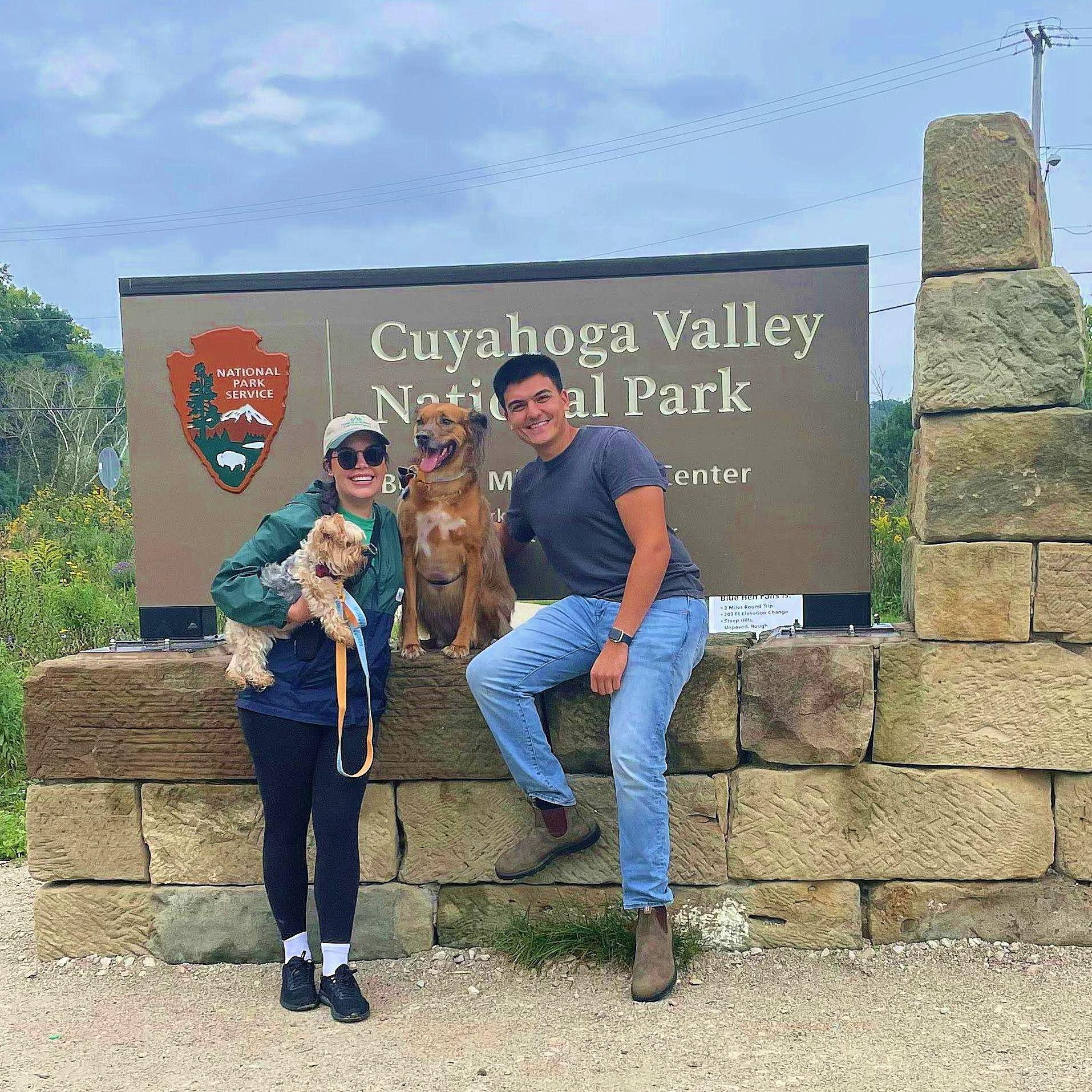 We love visiting National Parks, hanging with our dogs Tank and Wiley, and road trips!