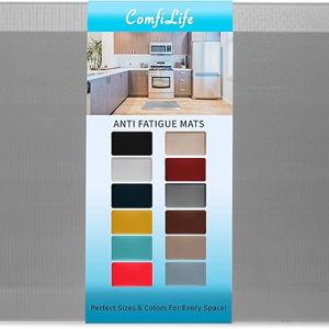ComfiLife Anti Fatigue Floor Mat Standing Desk Mat Kitchen Mats (gray)